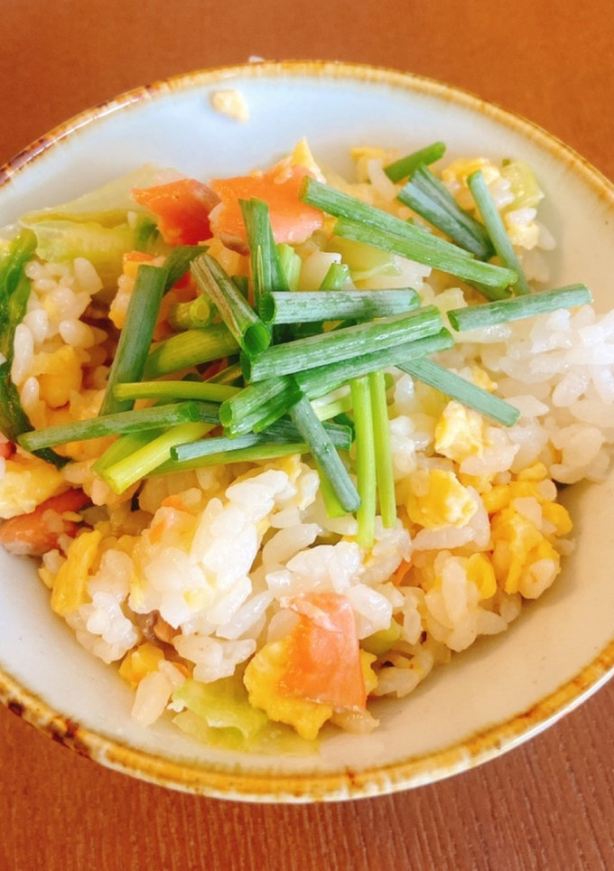 塩鮭とレタスの炒飯-レシピのメイン写真