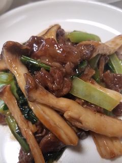 お二人さんの☆牛肉とエリンギの中華炒め!-レシピのメイン写真