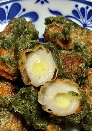 チーズ入り♡ちくわの磯辺揚げ-レシピのメイン写真