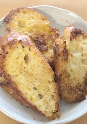 フランスパンでフレンチトースト-レシピのメイン写真