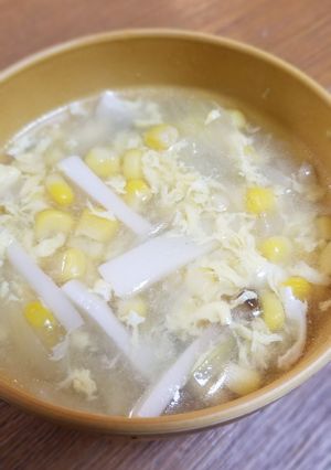 5分でちゃちゃっと中華風コーンスープ-レシピのメイン写真