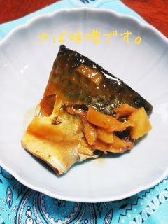 簡単☆鯖の味噌煮・(生姜がきいたん)-レシピのメイン写真