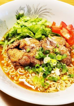 レタスであっさり♪お手軽パーコー麺-レシピのメイン写真