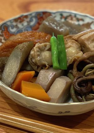 ぜんまいと車麩の田舎煮-レシピのメイン写真