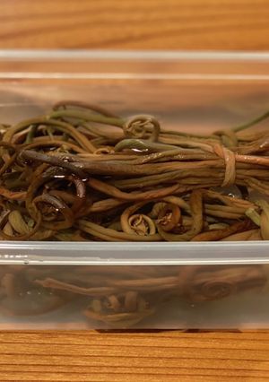 乾燥ぜんまい下準備<2日Ver.>-レシピのメイン写真