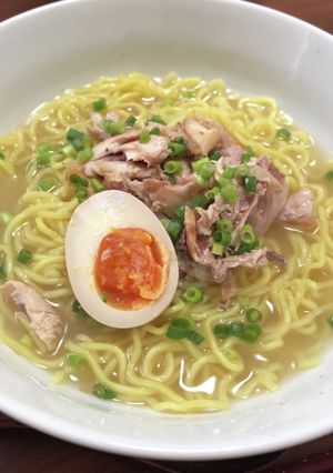 【アレンジ】ロティサリーチキン塩ラーメン-レシピのメイン写真