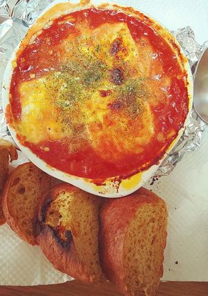 ★フライパン不要★トマト缶のチーズ焼き-レシピのメイン写真