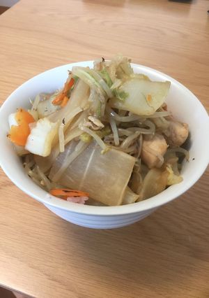 簡単！鍋風中華丼-レシピのメイン写真