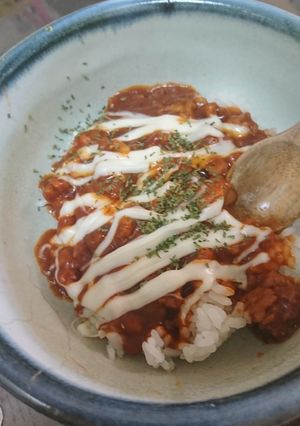 ☆ハンバーグをリメイク☆簡単ミートソース-レシピのメイン写真