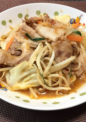 辛味噌味の野菜炒め!(^^)!-レシピのメイン写真