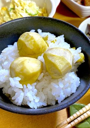 もち米入り 栗ご飯-レシピのメイン写真