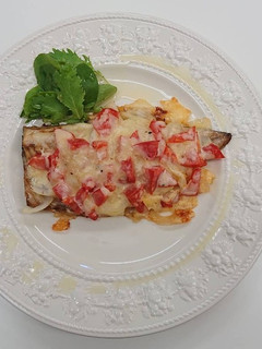 サバ フィレのフレッシュトマトチーズ焼き-レシピのメイン写真