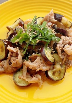 茄子と豚肉の生姜焼き-レシピのメイン写真