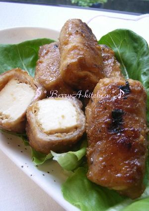 厚揚げ肉巻き¨みそだれ焼き¨-レシピのメイン写真