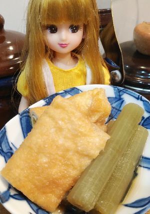リカちゃん♡揚げさんとふきのたいたん-レシピのメイン写真