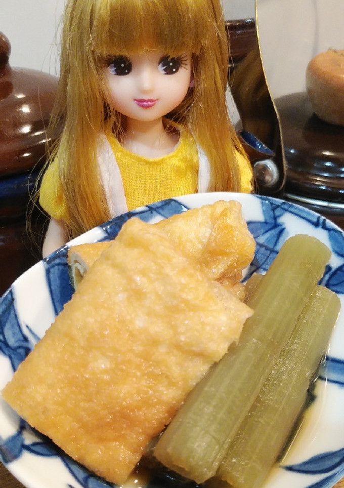 リカちゃん♡揚げさんとふきのたいたん-レシピのメイン写真