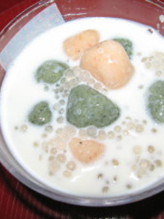 冷めても固くならない「白玉2色団子」-レシピのメイン写真