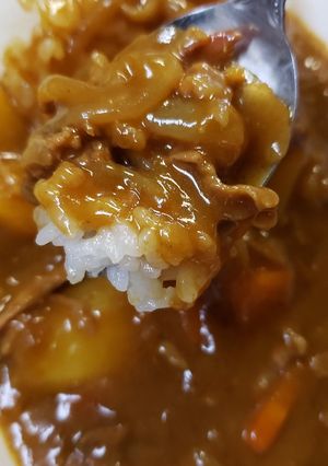 フライパンで簡単♪牛肉こま×2倍カレー-レシピのメイン写真