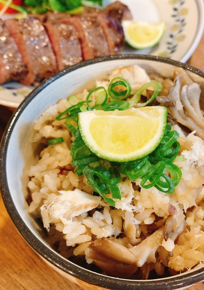 真鯛と舞茸の炊き込みご飯-レシピのメイン写真