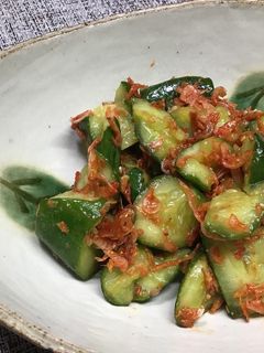 桜エビの旨辛やみつききゅうり-レシピのメイン写真