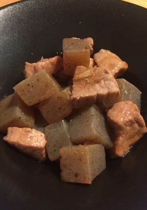 豚肉とこんにゃくの煮物-レシピのメイン写真