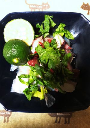 鯛のカルパッチョ-レシピのメイン写真