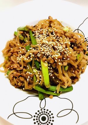 お肉なしでダイエットにも。白滝の坦々麺風-レシピのメイン写真