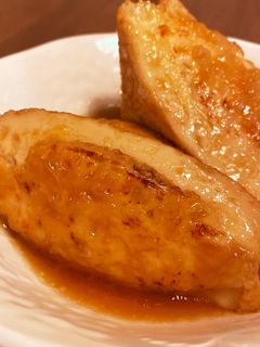 麺つゆで簡単!厚揚げの肉詰め煮-レシピのメイン写真