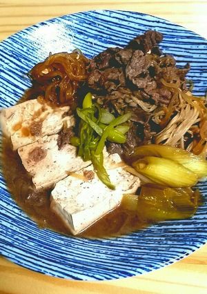白ご飯がすすむ！和食の定番☆肉豆腐♪-レシピのメイン写真