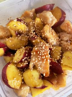 サツマイモと鶏肉炒め☾-レシピのメイン写真