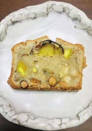 栗とナッツのパウンドケーキ-レシピのメイン写真