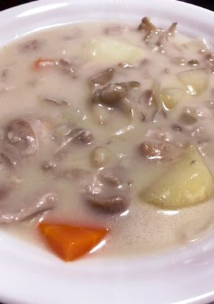 豚バラと舞茸のクリームシチュー-レシピのメイン写真