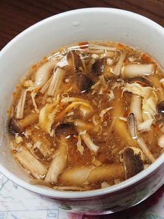 キノコのサンラータン-レシピのメイン写真