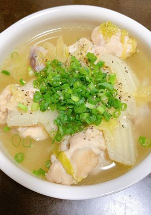 手羽元と白菜の体あったかごちそうスープ-レシピのメイン写真