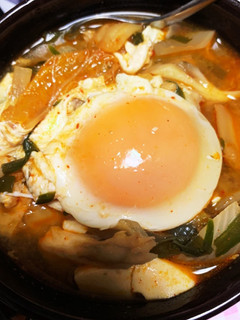 アサリは無くとも余り物で簡単純豆腐チゲ-レシピのメイン写真