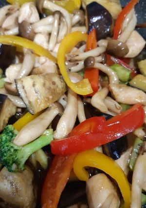 鶏肉と野菜の彩りカレーオイスター炒め-レシピのメイン写真