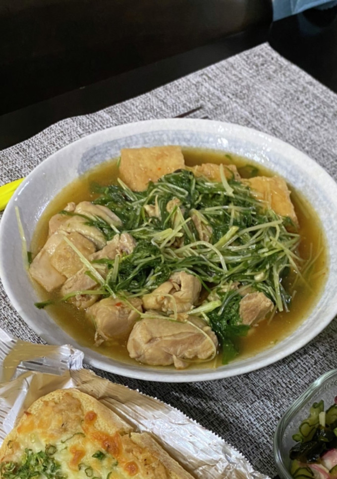 鶏肉と厚揚げの簡単煮-レシピのメイン写真