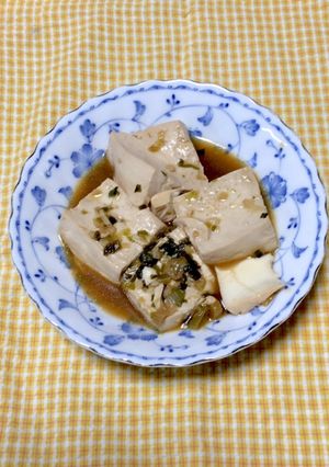 田舎風しょうゆ煮豆腐-レシピのメイン写真