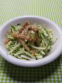 メンマとキャベツのオリーブオイル和え-レシピのメイン写真