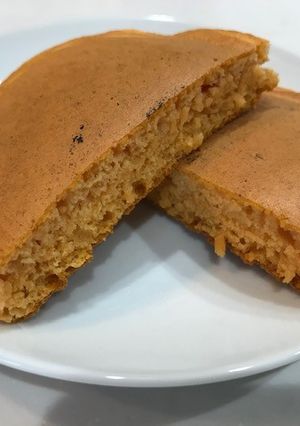 野菜ジュースで！栄養満点ホットケーキ-レシピのメイン写真