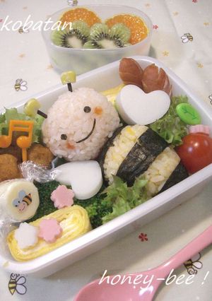 ミツバチのお弁当✿（キャラ弁）-レシピのメイン写真