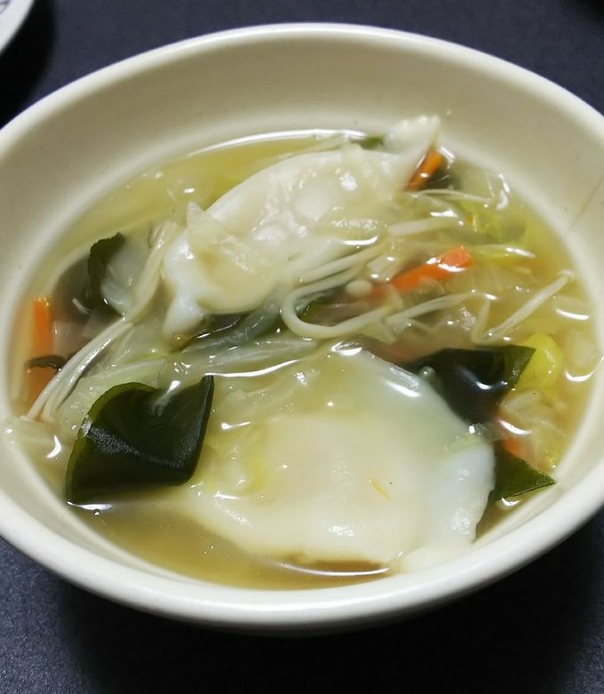 カムチミわかめスープ(水餃子入り)-レシピのメイン写真