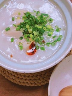 簡単!冷やご飯でとろとろ中華粥!-レシピのメイン写真
