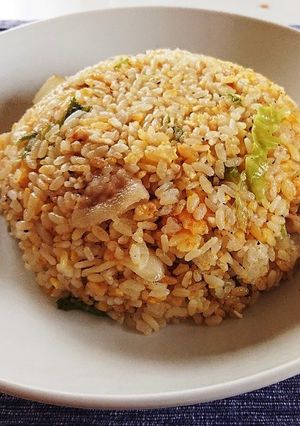ネギ塩豚カルビ炒飯-レシピのメイン写真