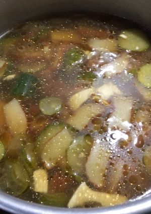 きゅうりと豆腐の黒酢スープ-レシピのメイン写真