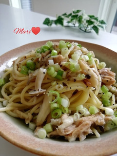 フライパン1つ!ツナときのこの和風パスタ-レシピのメイン写真