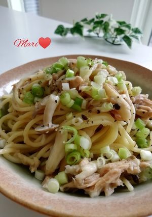 フライパン1つ！ツナときのこの和風パスタ-レシピのメイン写真