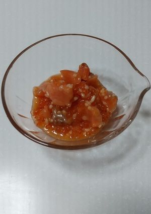 サーモンの塩辛-レシピのメイン写真