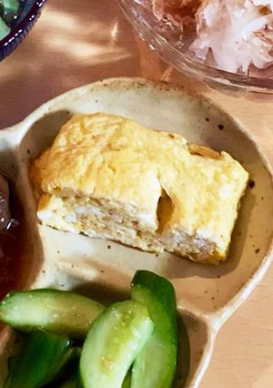 甘くないだし巻き風玉子焼き-レシピのメイン写真