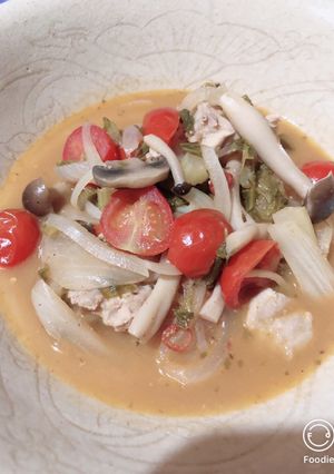 鶏のスパイシーミネストローネ-レシピのメイン写真
